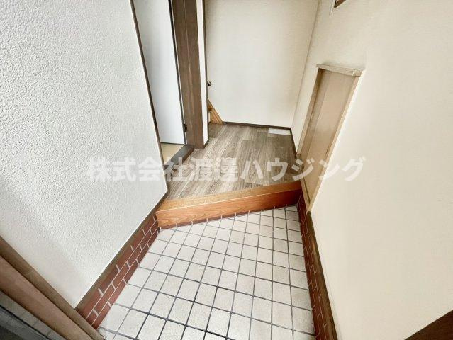 平野東2丁目貸家の玄関