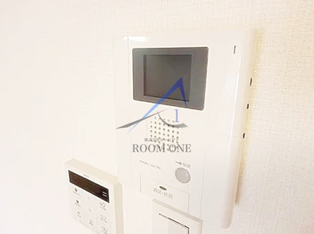 サニーコート東綾瀬のセキュリティ|モニター付きインターホンです。