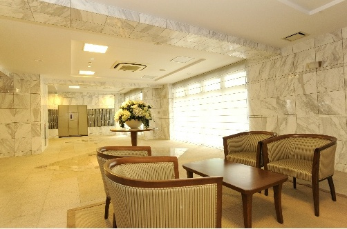 カスタリア北上野のロビー