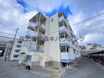 【外観】 | 　ビレッジハウス倉治2号棟 | 外観は落ち着いています