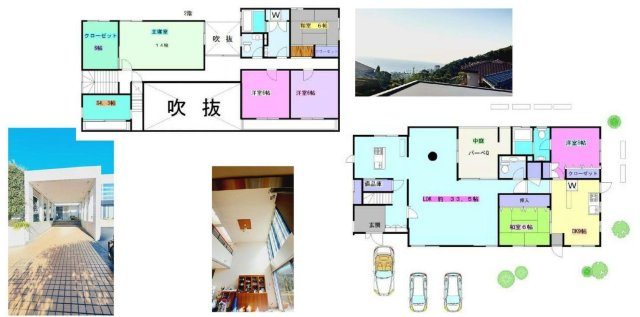海見え！披露山庭園住宅　6SLDKの間取り