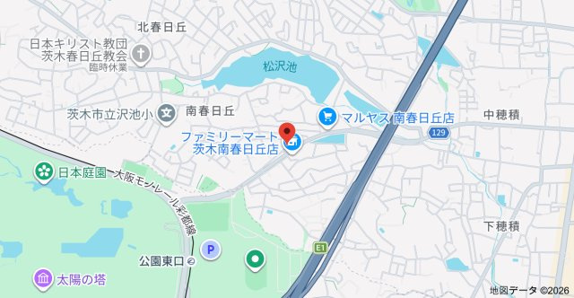 南春日丘ビルの地図