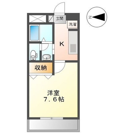 エクセルタウン蔵上Ⅱの間取り|使い勝手の良い間取りです♪