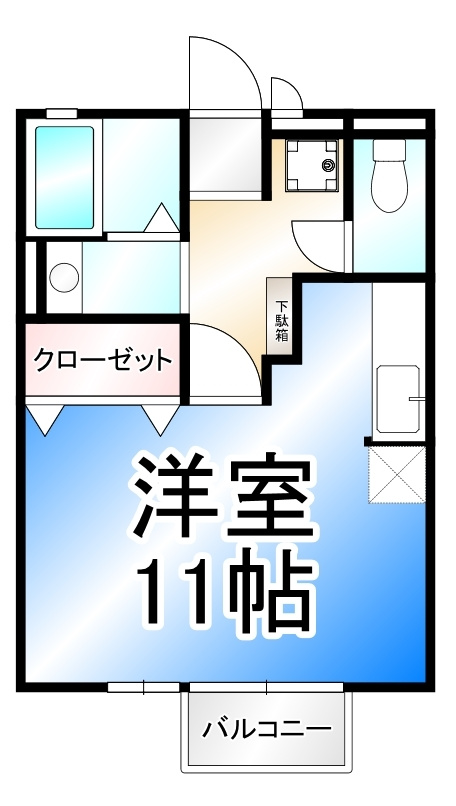 藤 Lin denの間取り