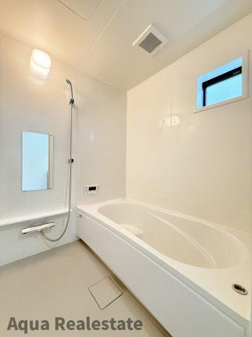 三豊市詫間町詫間　新築オール電化平屋住宅の浴室|お風呂で日々の疲れを落としましょう