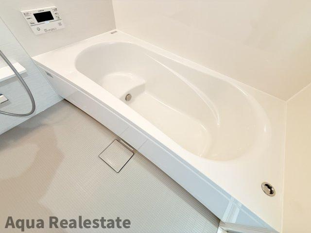 三豊市詫間町詫間　新築オール電化平屋住宅の浴室|お風呂で日々の疲れを落としましょう