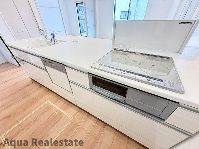 三豊市詫間町詫間　新築オール電化平屋住宅のキッチン|使いやすいキッチンです