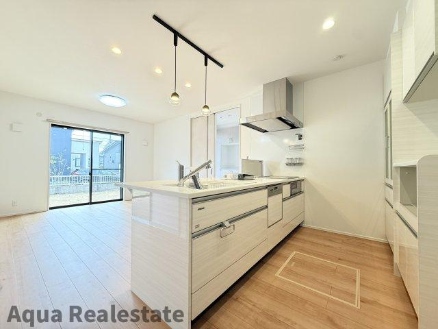 三豊市詫間町詫間　新築オール電化平屋住宅のキッチン|使いやすいキッチンです