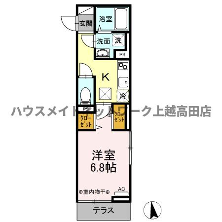 リナーシェ Ａの間取り|間取図