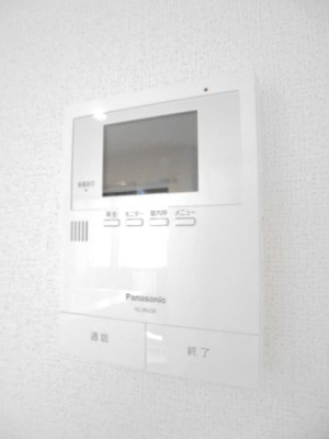 【セキュリティ】 | ベルグレイス | モニター付きインターホンです