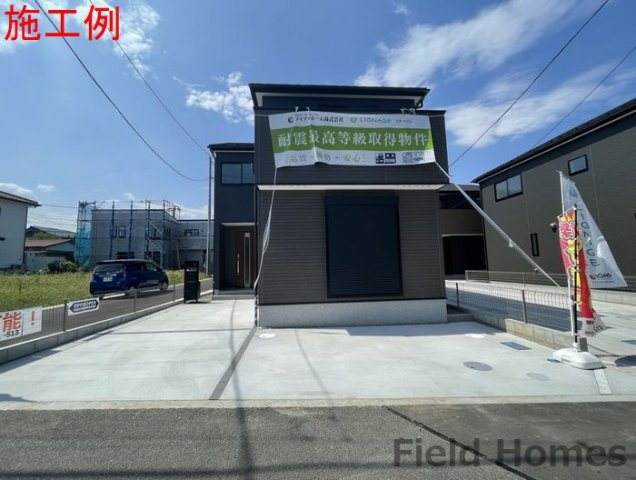 小田原市穴部新築戸建て　第1期2号棟の外観|外観施工例