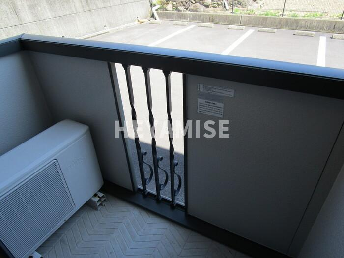 インター池田Ⅱのバルコニー