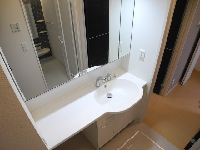 スマイリィハウス愛野の洗面所|※室内画像は別号室のもの