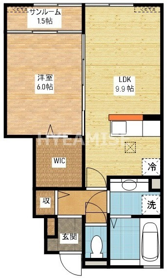 スマイリィハウス愛野の間取り