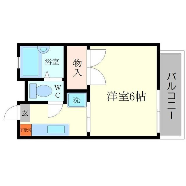 メルベイユ千里山北棟の間取り