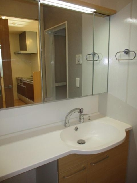 Ｋａｄｏｙａｋａｎ　E棟の洗面所|洗髪洗面化粧台