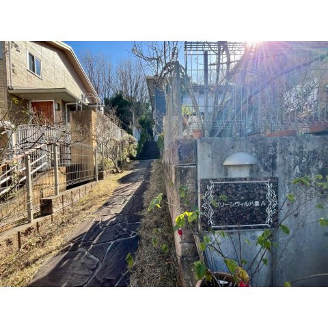 グリーンヴィル八雲　Ａのエントランス