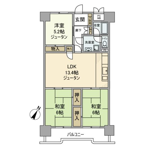 シティコープ豊洲の間取り