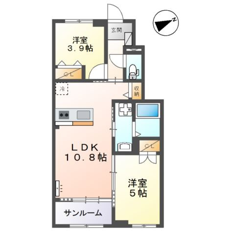 コンフォール・ＴＭの間取り