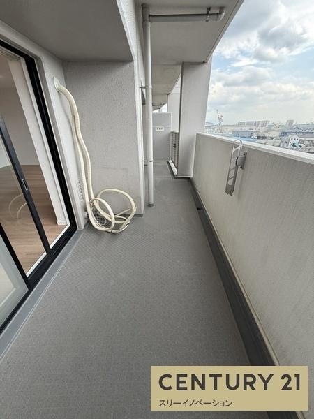 ベイシティ大阪センタープラザのバルコニー