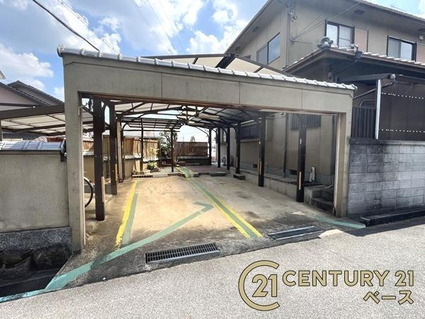 生駒郡斑鳩町龍田北１丁目　一戸建の駐車場|■現地撮影写真■