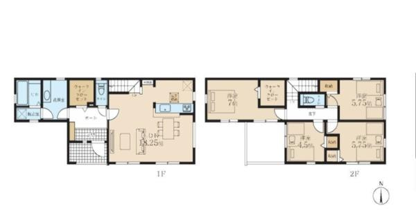 大和市福田８丁目の新築一戸建