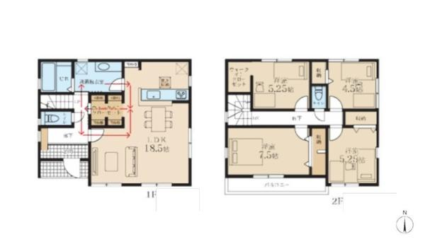 大和市福田８丁目の新築一戸建