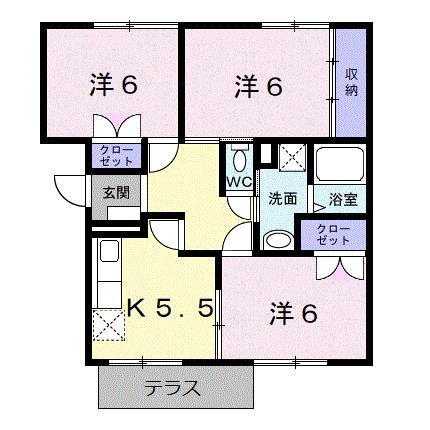【間取り】 | エルディム本町Ⅰ