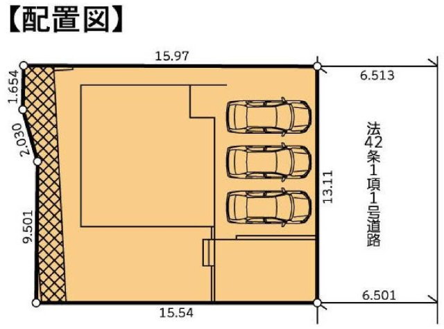 【横浜市瀬谷区阿久和東2丁目17-3新築戸建て】★仲介手数料無料★（原小学校・原中学校）の区画図
