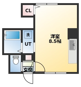 【間取り】 | プチ・フローラK | 間取りです