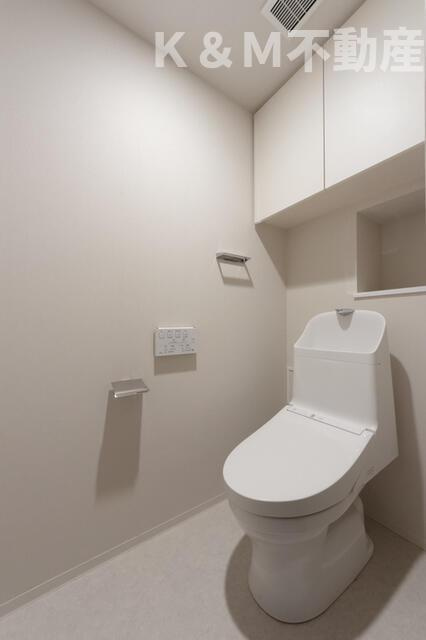 パークホームズ柏あけぼの二丁目のトイレ|シンプルで使いやすいトイレです