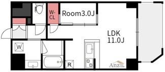 【間取り】 | ラ・ピシーヌ南堀江 | 1LDK（36.39㎡）です！