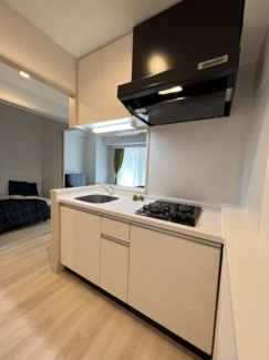 【キッチン】 | ラ・ピシーヌ南堀江 | 2口ガスコンロ！調理スペースあり！