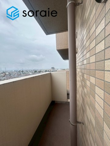 ローヤルシティ川越　中古マンション　9階のバルコニー|6/25撮影