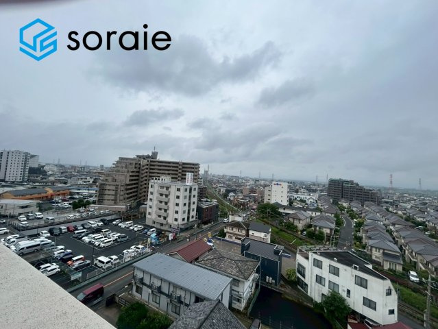 ローヤルシティ川越　中古マンション　9階の展望|6/25撮影