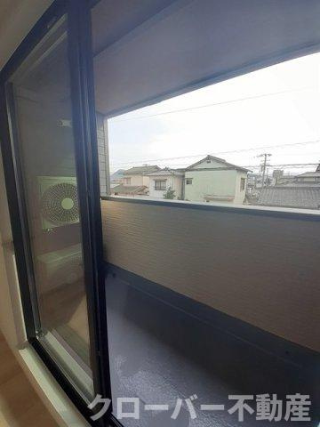 ハイツ　ムジークＢのバルコニー