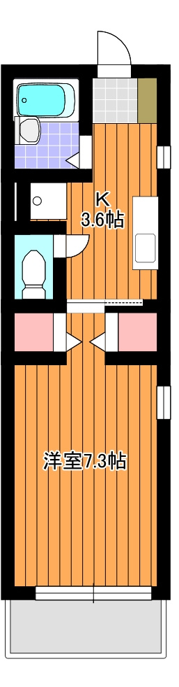 パレスプリシアの間取り