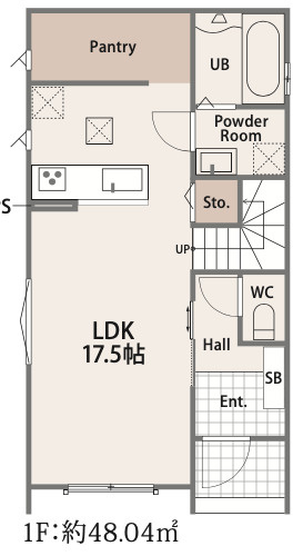 【仲介手数料無料】所沢市南住吉全４棟Ａ号棟　所沢市の新築住宅なら西武ハウジングの間取り
