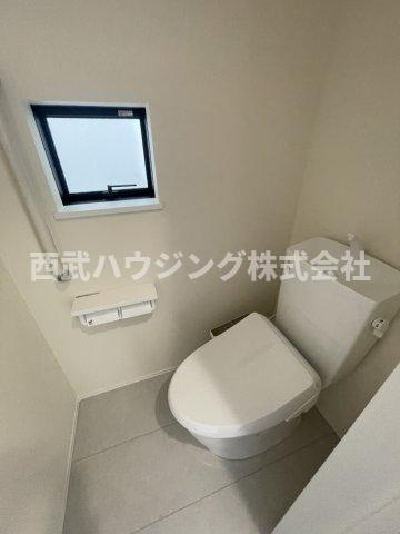 【仲介手数料無料】所沢市南住吉全４棟Ａ号棟　所沢市の新築住宅なら西武ハウジングのトイレ