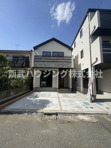 【仲介手数料無料】所沢市南住吉全４棟Ａ号棟　所沢市の新築住宅なら西武ハウジングの前面道路含む現地写真