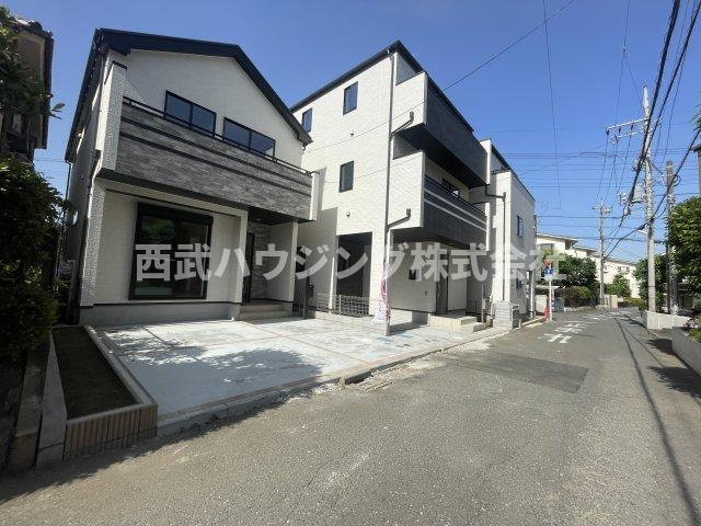 【仲介手数料無料】所沢市南住吉全４棟Ａ号棟　所沢市の新築住宅なら西武ハウジングの前面道路含む現地写真