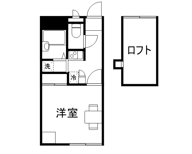 ロフト結城の間取り