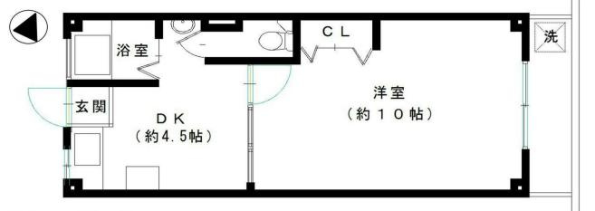 パレス上原の間取り