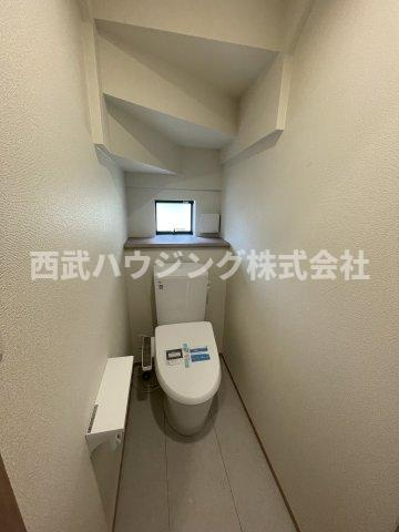 【仲介手数料無料】所沢市南住吉全４棟Ｂ号棟　所沢市の新築住宅なら西武ハウジングのトイレ