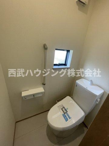 【仲介手数料無料】所沢市南住吉全４棟Ｂ号棟　所沢市の新築住宅なら西武ハウジングのトイレ