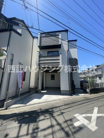 【仲介手数料無料】所沢市南住吉全４棟Ｂ号棟　所沢市の新築住宅なら西武ハウジングの前面道路含む現地写真