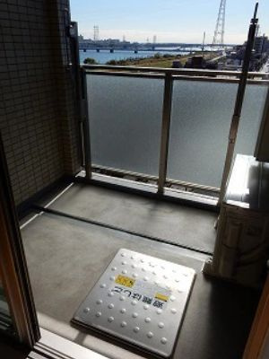 リバーサイドガーデンのバルコニー