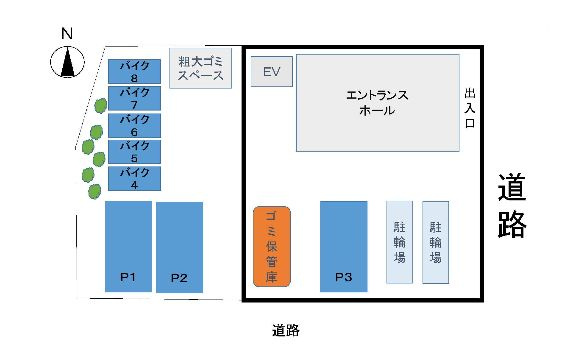 リバーサイドガーデンの区画図