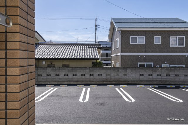 明和ハウス未来館の駐車場