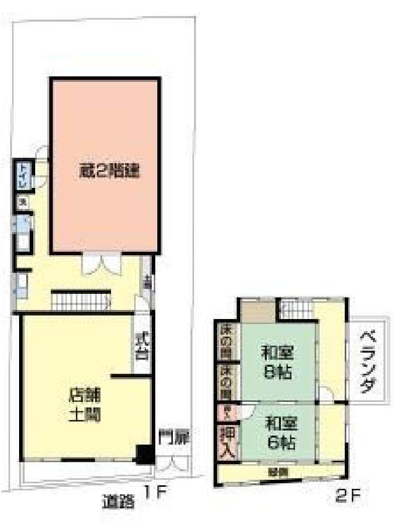 売店舗　結城市結城の間取り